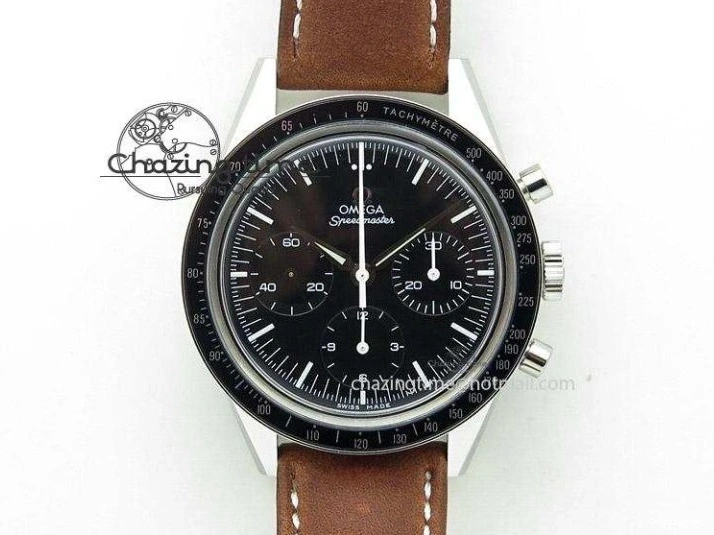 0112 Speedmaster “Dark Side of The Moon” Real Ceramic OMF 1:1 Best Edition Black Black on Nylon Strap A WeatherProof 7976